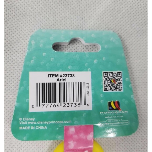 PVC Key Chain - Disney - Princess - Ariel Soft Touch Gifts Toys New 23738 - Picture 3 of 4